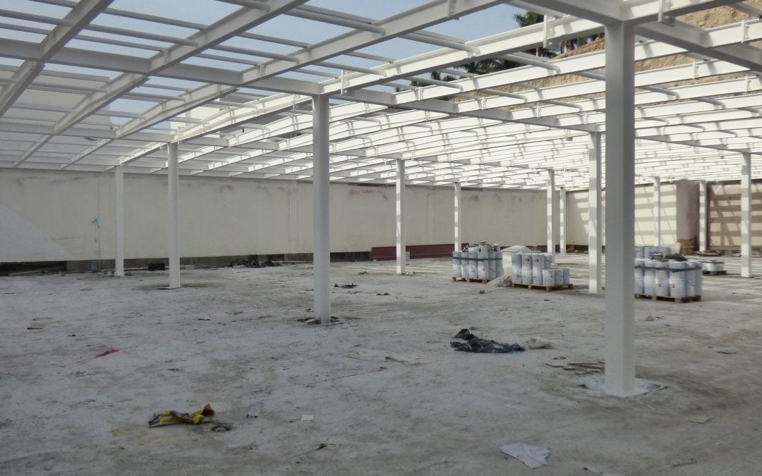 Proteccion pasiva nuevas tiendas en Siam Mall