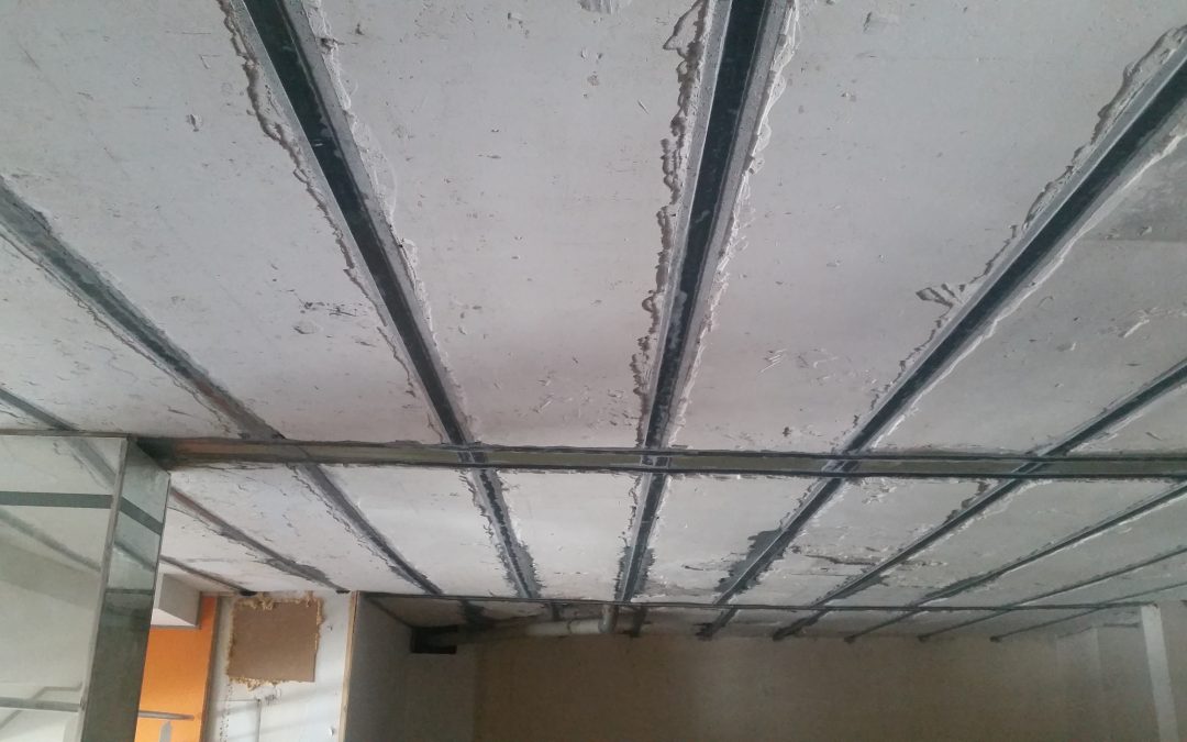 Refuerzo de estructura de edificio de viviendas en La Cuesta